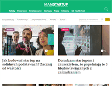 Tablet Screenshot of mamstartup.pl
